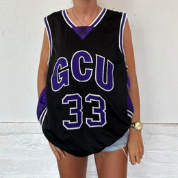 Vintage Basketball Jersey Top- XL