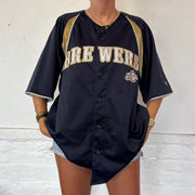 Vintage Baseball Jersey Top-  L