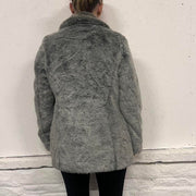 Vintage Faux Fur Coat - S/M