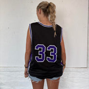 Vintage Basketball Jersey Top- XL
