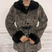 Vintage Faux Fur Coat-S/M