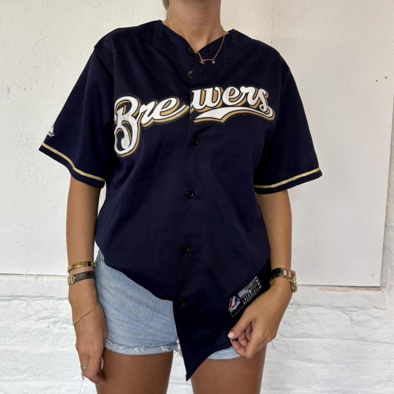 Vintage Baseball Jersey Top- M