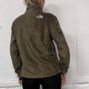Women’s The North Face Brown Fluffy Fleece- M