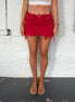 RED DISTRESSED PATCH