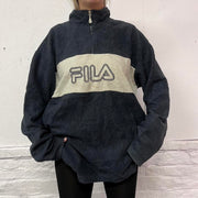 Men’s Fila Fleece Quarter Zip- XXL