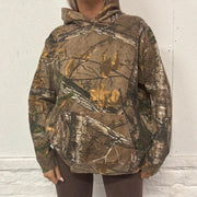 Women’s RealTree Hoodie • size L • comfy relaxed vintage • instant buy