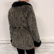 Vintage Faux Fur Coat-S/M