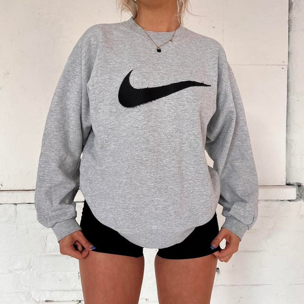 Large Swoosh Nike Sweatshirt- M