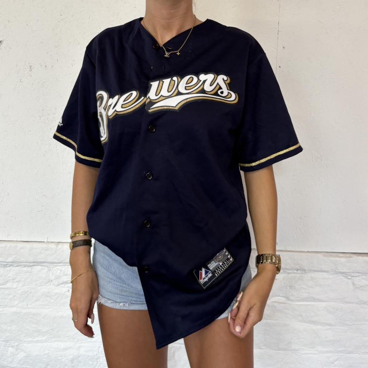 Vintage Baseball Jersey Top- M