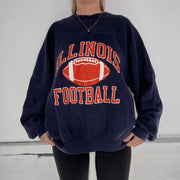 Vintage Russel Athletic Illinois Football Sweatshirt- XL