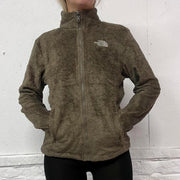 Women’s The North Face Brown Fluffy Fleece- M