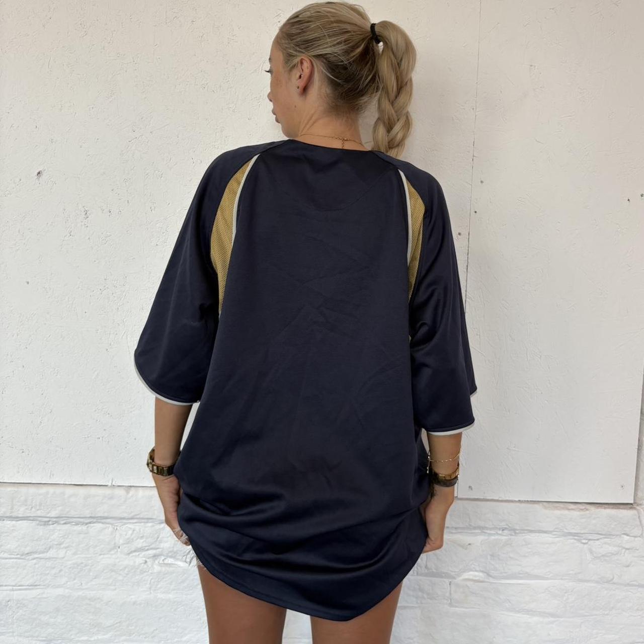 Vintage Baseball Jersey Top-  L
