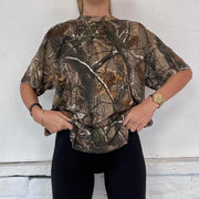 Mens Vintage Real Tree T-Shirt- XL