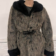 Vintage Faux Fur Coat-S/M