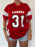 Vintage American Football Jersey Top- M