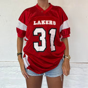 Vintage American Football Jersey Top- M