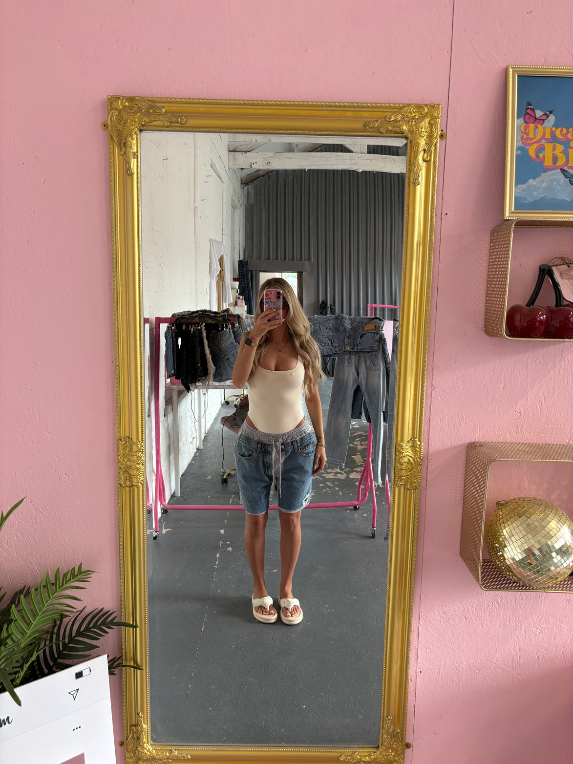 Denim Patch Jorts