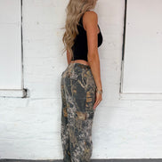 VINTAGE CAMO TROUSERS UK M