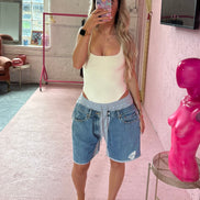 Denim Patch Jorts