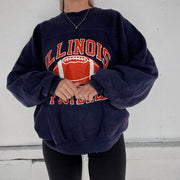 Vintage Russel Athletic Illinois Football Sweatshirt- XL