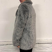 Vintage Faux Fur Coat - S/M