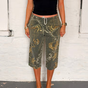 VINTAGE CAMO TREE JORTS- S