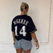 Vintage Baseball Jersey Top- M