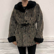 Vintage Faux Fur Coat-S/M