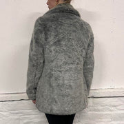 Vintage Faux Fur Coat - S/M