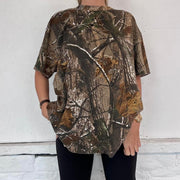 Mens Vintage Real Tree T-Shirt- XL