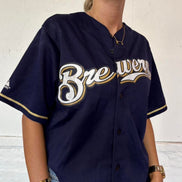Vintage Baseball Jersey Top- M