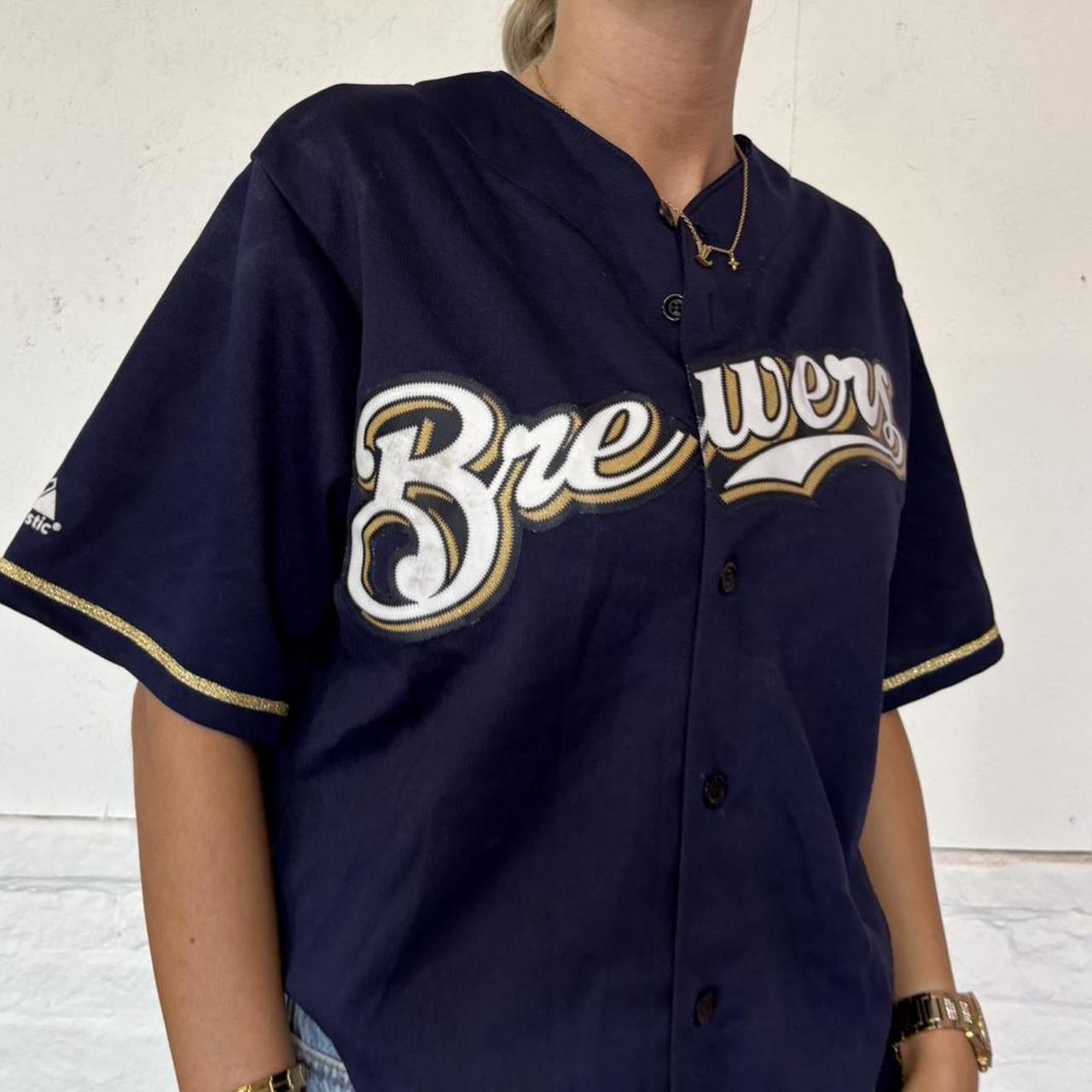 Vintage Baseball Jersey Top- M