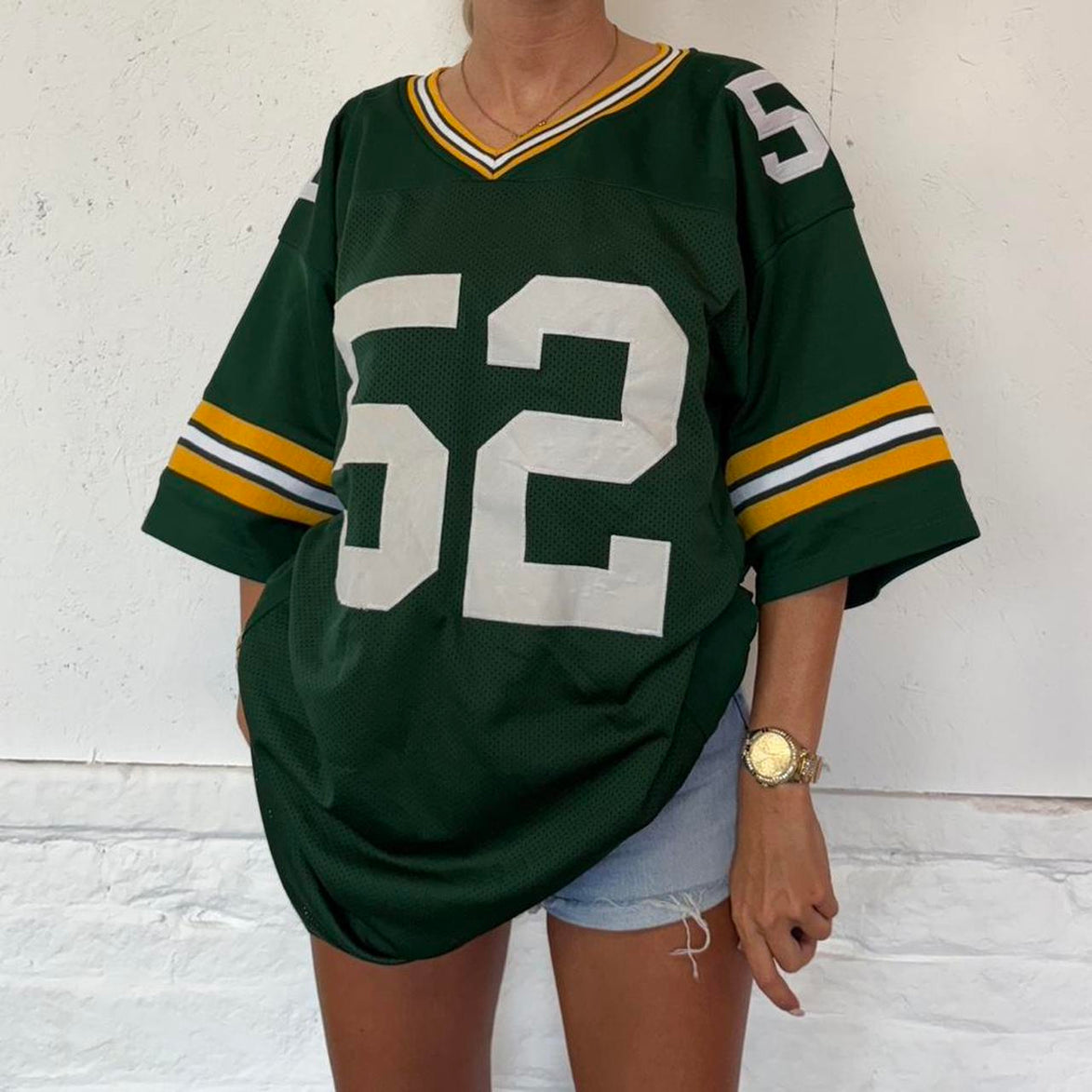 Vintage American Football Jersey Top- XL
