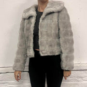 Vintage Faux Fur Coat- S