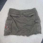 Vintage Cargo Skirt - W:30”