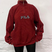 Men’s Fila Fleece Quarter Zip- XL