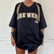 Vintage Baseball Jersey Top-  L