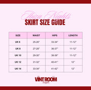 Black Distressed Double Denim Skirt