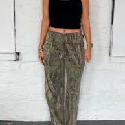 VINTAGE CAMO TROUSERS UK M