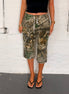 VINTAGE CAMO TREE JORTS- S/M