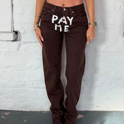 VINTAGE “ PAY ME “ JEANS UK8