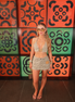 DOUBLE BEIGE HALTER SET