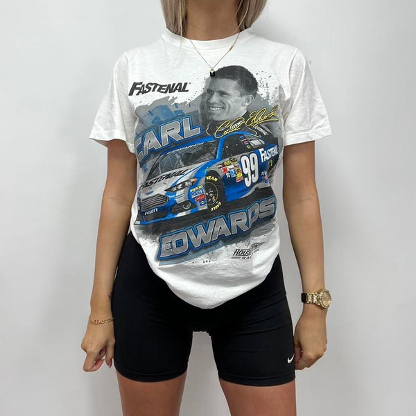 Vintage Racing Graphic T-Shirt - S
