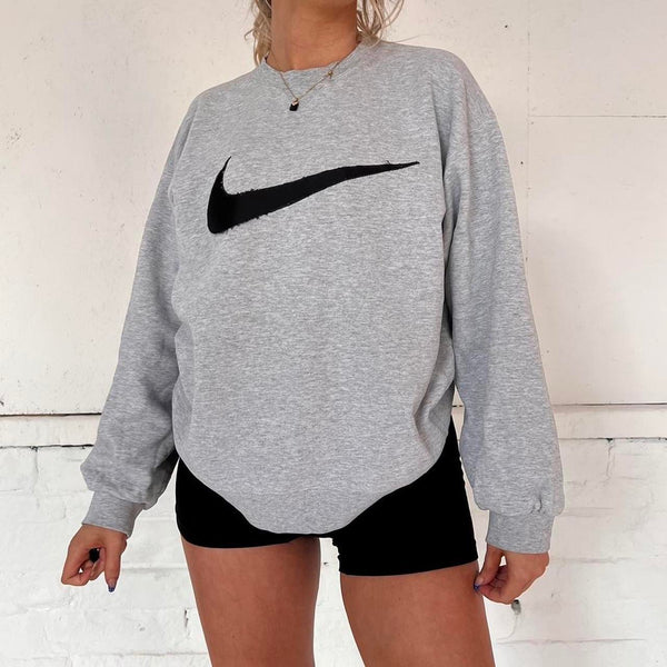 Large Swoosh Nike Sweatshirt- M