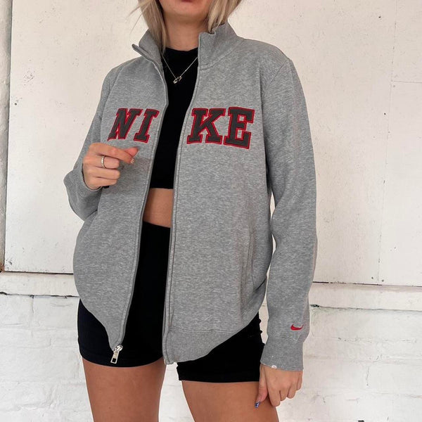 Spell Out Nike Zip Up - M