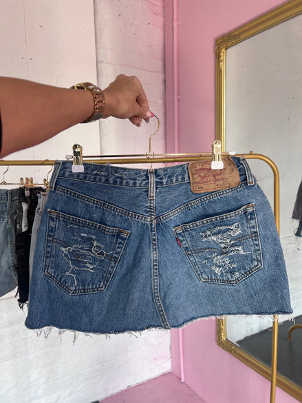 VINTAGE DENIM SKIRT
