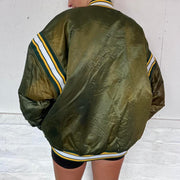 Vintage Green Bay Packers Padded Jacket- L