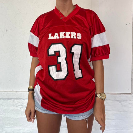 Vintage American Football Jersey Top- M