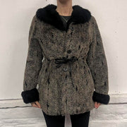 Vintage Faux Fur Coat-S/M
