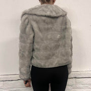 Vintage Faux Fur Coat- S